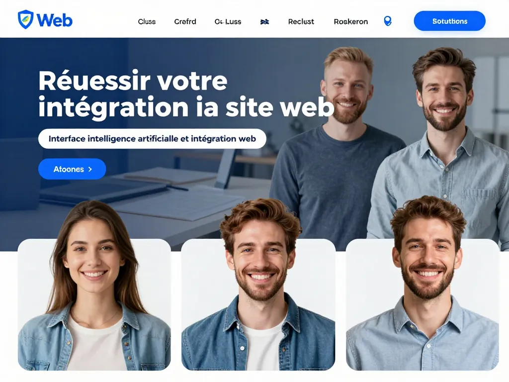 Interface intelligence artificielle et intégration web
